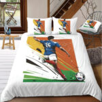 housse de couette foot bande dessinée