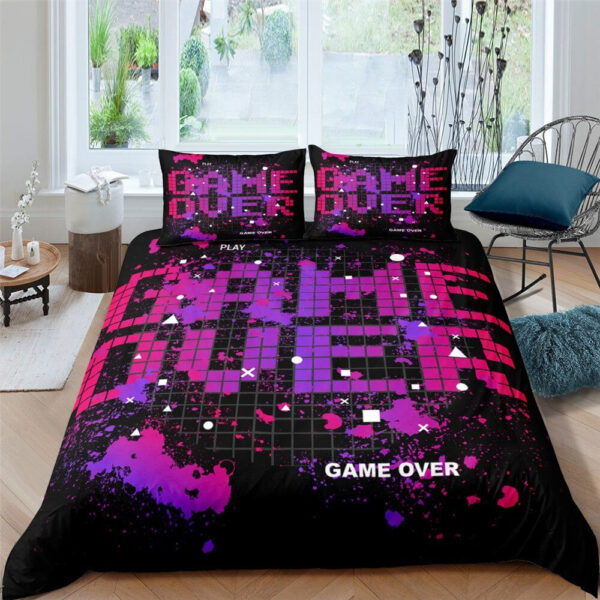 housse de couette Game Over Crash