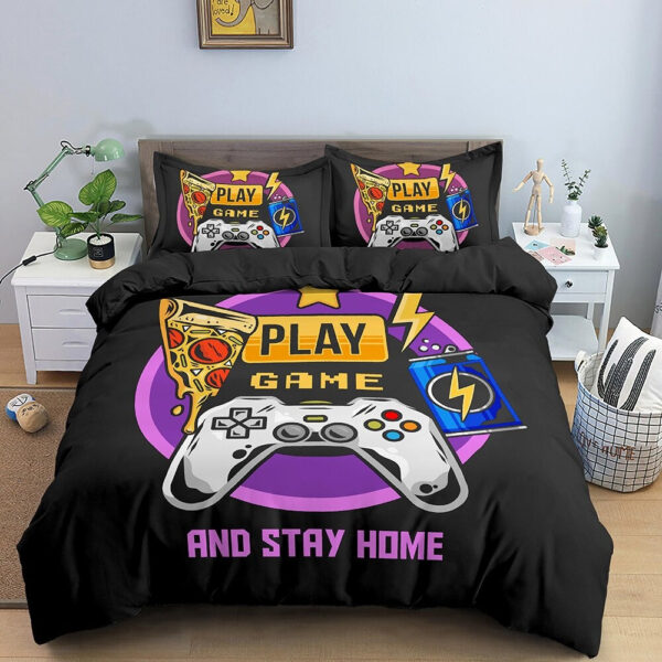 housse de couette gamer Play Game