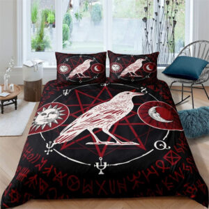 housse de couette corbeau viking