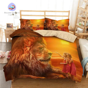 housse de couette Africaine Lion
