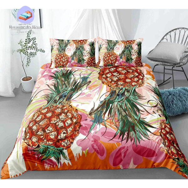 housse de couette Ananas Colorée