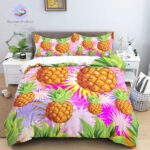 housse de couette ananas doré