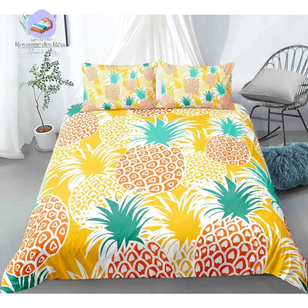 housse de couette ananas enfant