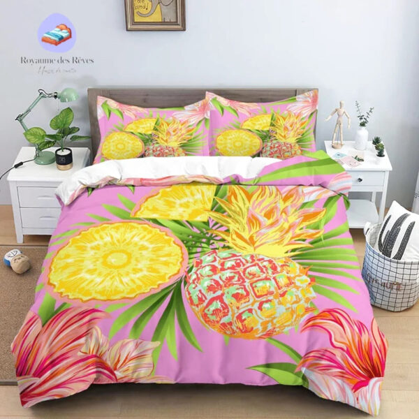 housse de couette Ananas Exotique