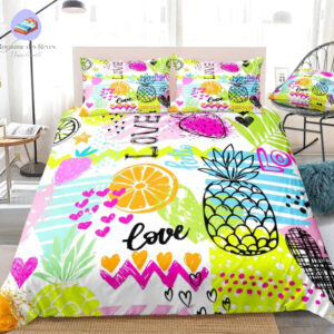 housse de couette ananas love
