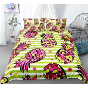 Ananas multicolore pour lit