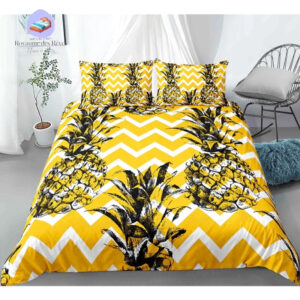 housse de couette ananas zebrée