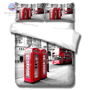 Angleterre Cabine Téléphonique housse de couette
