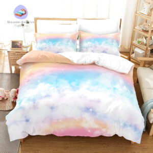 housse de couette arc en ciel