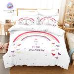 housse de couette arc en ciel