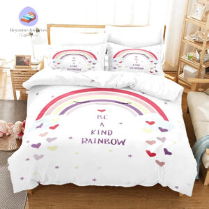 housse de couette arc en ciel