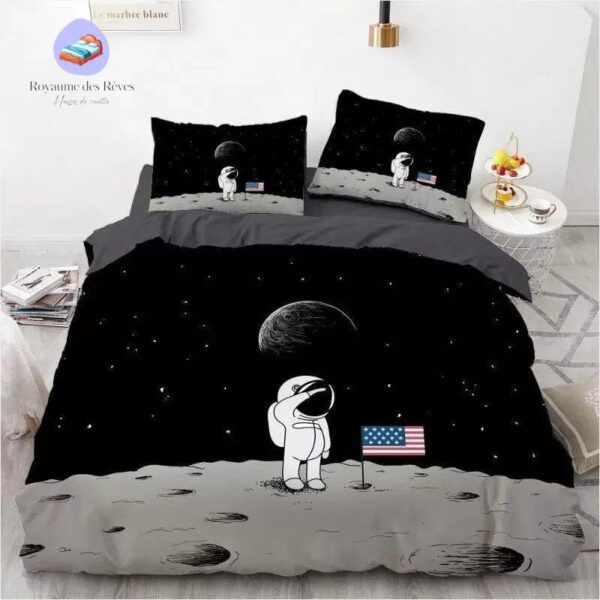 housse de couette astronaute Apollo