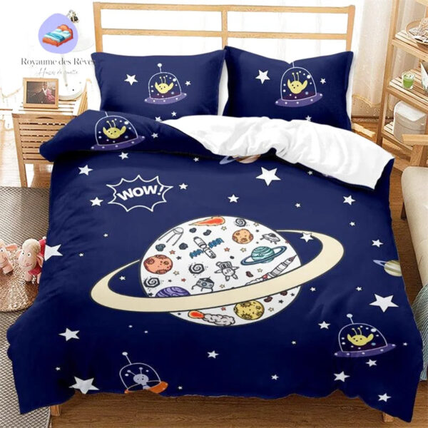 housse de couette astronaute