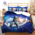 astronaute croissant de lune