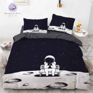 housse de couette Astronaute Lune