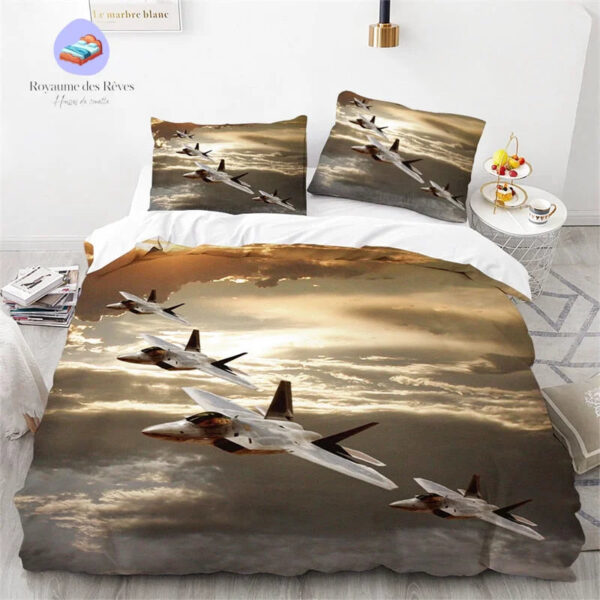 housse de couette Avion Armée de l'Air
