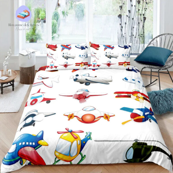 housse couette Avion Bébé