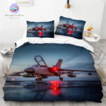 housse de couette avion de guerre