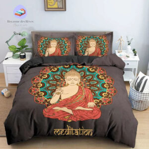 housse de couette Bouddha Méditation