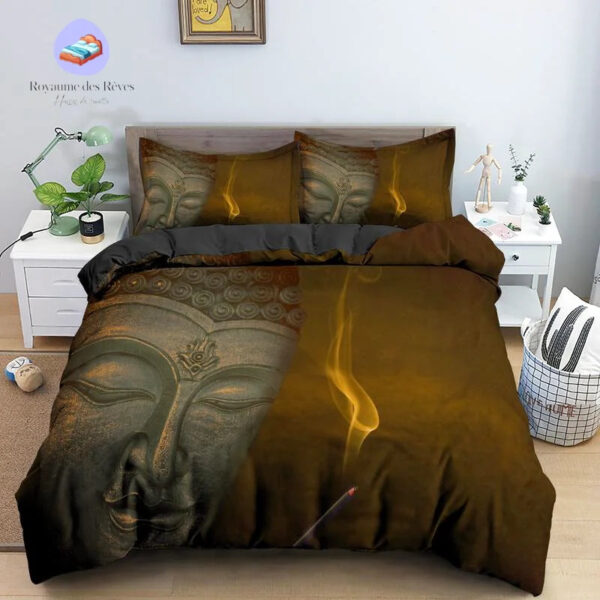 housse de couette Bouddha Zen apaisante