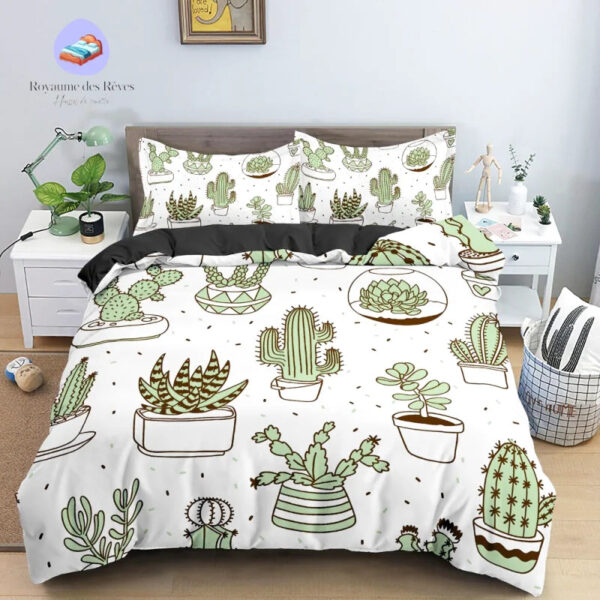 housse de couette Cactus 140x200