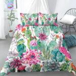 housse de couette Cactus Fleurs