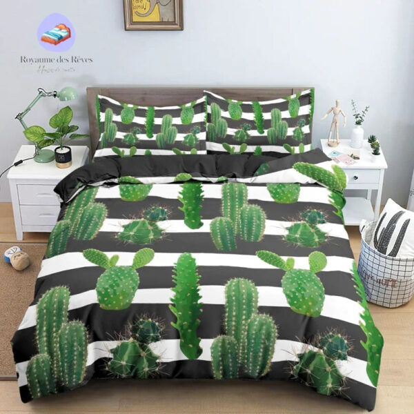 Cactus Noir et Blanc