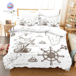 housse de couette Carte au Trésor