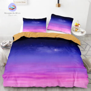 housse de couette Ciel Rose