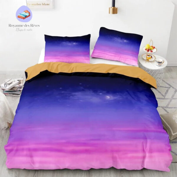 housse de couette Ciel Rose