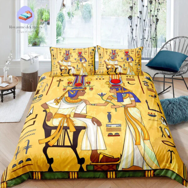 housse de couette Egypte Pharaon