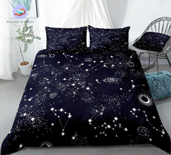 housse de couette Espace Noir