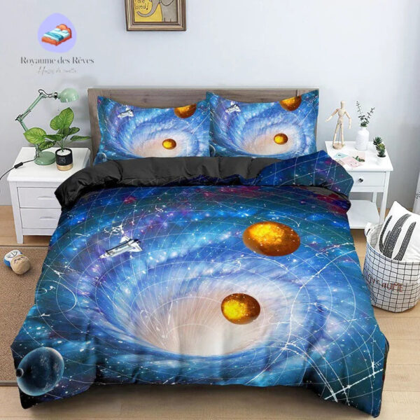 housse de couette Espace Trou Noir