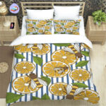 fruit abeilles housse de couette