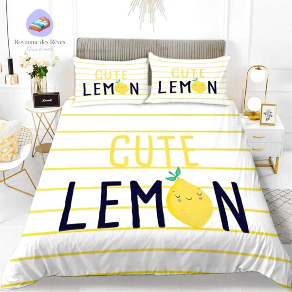 housse de couette Fruit Lemon