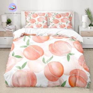 housse de couette Fruit Pêche