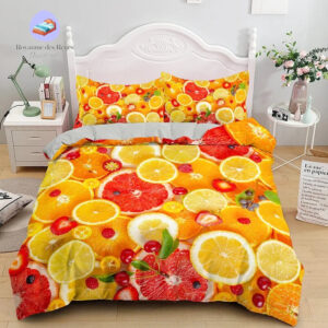 housse de couette Fruits Agrumes