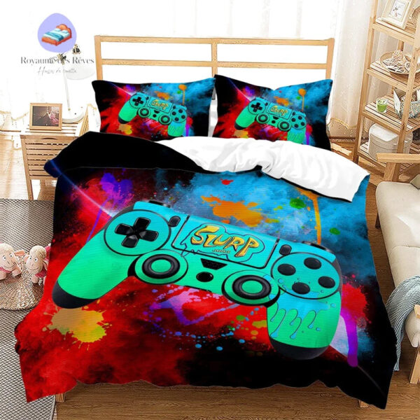 housse de couette Gamer 140x200
