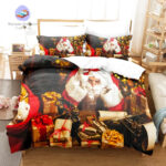 housse de couette Imprimé Père Noel
