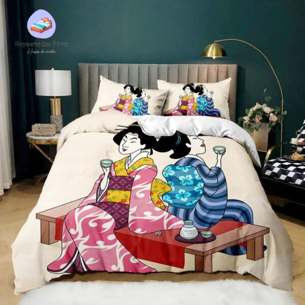 housse de couette Japon Geisha