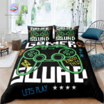 housse de couette Jeux Vidéo Vert