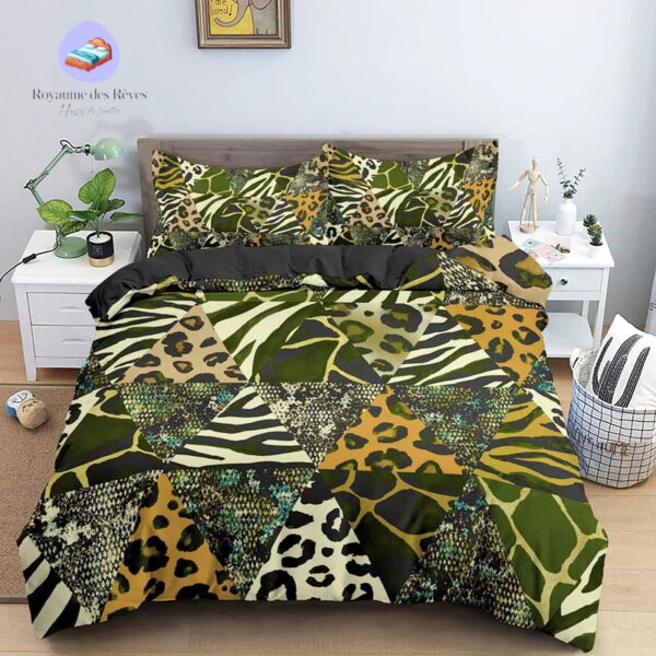 housse de couette jungle moderne