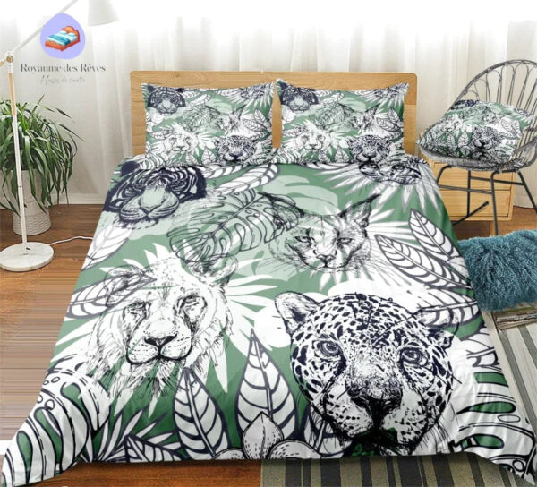 housse de couette Jungle Prédateurs
