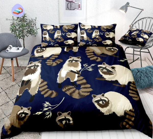 housse de couette Jungle Racoon