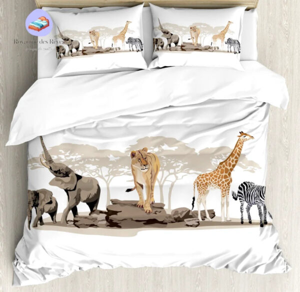 housse de couette Jungle Savane