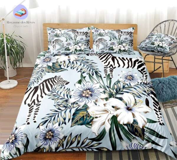 housse de couette Jungle Zèbre