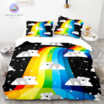 housse de couette Koala Arc en Ciel