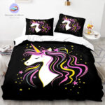 housse de couette licorne emoji