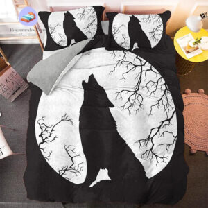 housse de couette loup 200x200